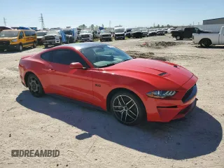 2018 Ford Mustang GT with VIN 1FA6P8CFXJ5178562, listed as a Copart auction lot 49602375 with 94,076 mi miles and Salvage Title. Bid and sale history available at DreamBid. Image 4.