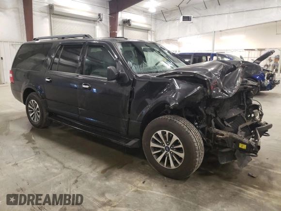 2015 Ford Expedition Max XLT with VIN 1FMJK1JT1FEF03136, listed as a Copart auction lot 55802825 with 141,221 mi miles and Salvage title. Bid and sale history available at DreamBid. Image 4.