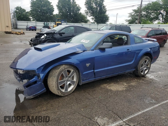 2009 Ford Mustang GT with VIN 1ZVHT82H895128673, listed as a Copart auction lot 59775835 with 30,607 mi miles and Salvage title. Bid and sale history available at DreamBid. Image 1.