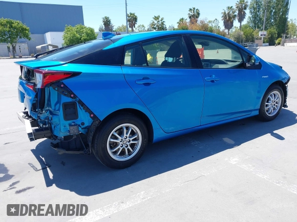2022 Toyota Prius L Eco with VIN JTDKAMFU1N3164838, listed as a IAAI auction lot 42234309 with 45,451 mi miles and . Bid and sale history available at DreamBid. Image 4.