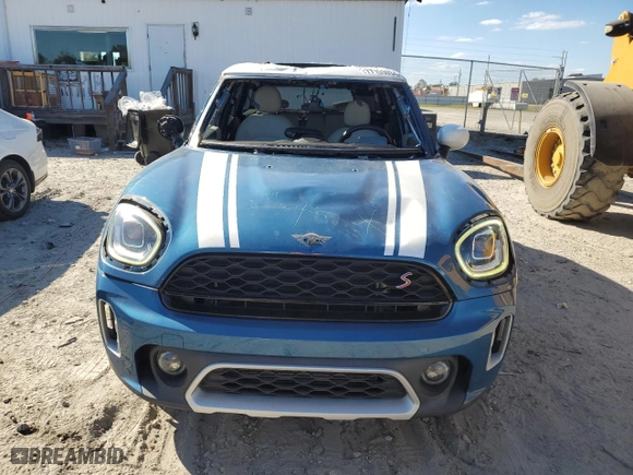2021 MINI Countryman Cooper S with VIN WMZ83BR00M3M49546, listed as a Copart auction lot 77153034 with 46,081 mi miles and Salvage Title. Bid and sale history available at carsss.com. Image 5.