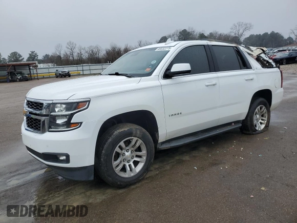 2020 Chevrolet Tahoe LT with VIN 1GNSKBKC1LR230885, listed as a Copart auction lot 46532275 with 103,900 mi miles and Salvage title. Bid and sale history available at DreamBid. Image 1.