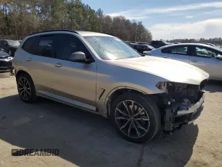 2020 BMW X3 M40i with VIN 5UXTY9C05LL304402, listed as a Copart auction lot 47358785 with 57,231 mi miles and Salvage Title. Bid and sale history available at DreamBid. Image 4.