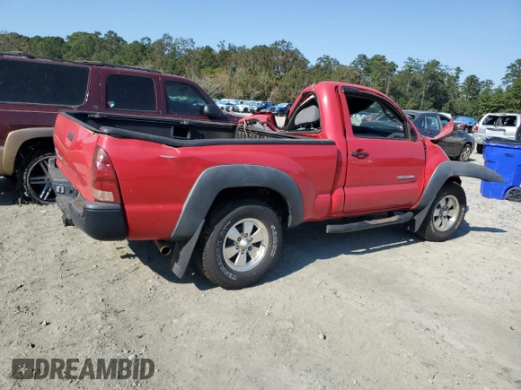 2005 Toyota Tacoma with VIN 5TEPX42N75Z050895, listed as a Copart auction lot 76102134 with 0 mi miles and Non Repairable. Bid and sale history available at carsss.com. Image 3.