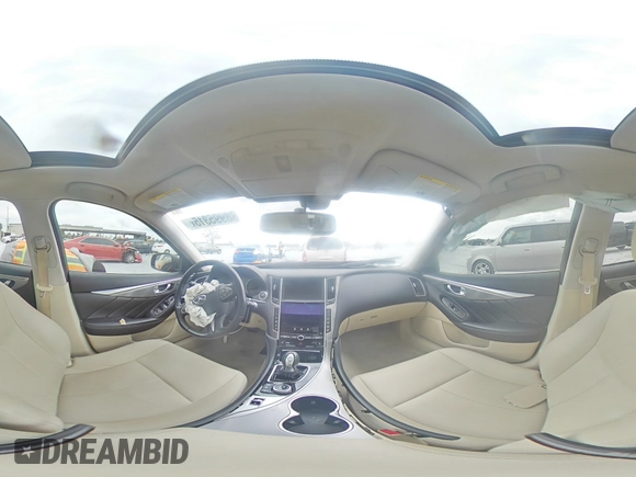 2016 Infiniti Q50 Premium with VIN JN1EV7AP8GM302802, listed as a Copart auction lot 88995315 with Not provided miles and Salvage title. Bid and sale history available at DreamBid. Image 13.