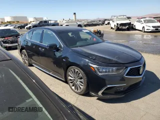 2018 Acura RLX Sport Hybrid w/Advance Pkg with VIN JH4KC2F94JC000650, listed as a Copart auction lot 70973344 with 0 mi miles and Salvage Title. Bid and sale history available at carsss.com. Image 4.