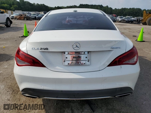 2018 Mercedes-Benz CLA 250 with VIN WDDSJ4GBXJN639792, listed as a Copart auction lot 62102235 with 96,261 mi miles and Salvage title. Bid and sale history available at DreamBid. Image 6.