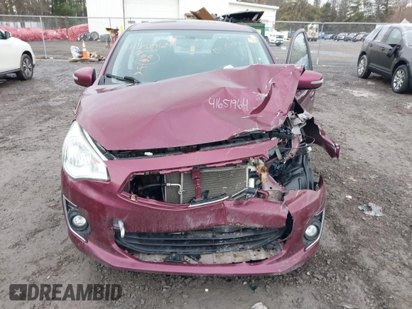 2018 Mitsubishi Mirage G4 SE with VIN ML32F4FJ1JHF06220, listed as a IAAI auction lot 41651964 with 122,837 mi miles. Bid and sale history available at carsss.com. Image 6.