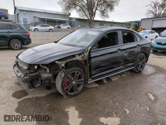 2019 Volkswagen Jetta GLI S z VIN 3VW6T7BU7KM177605, wystawiony jako Copart lot #52334375 z przebiegiem 97 162 mil mil oraz Szkoda całkowita • Salvage title. Historia ofert i sprzedaży dostępna na DreamBid. Obrazek 1.