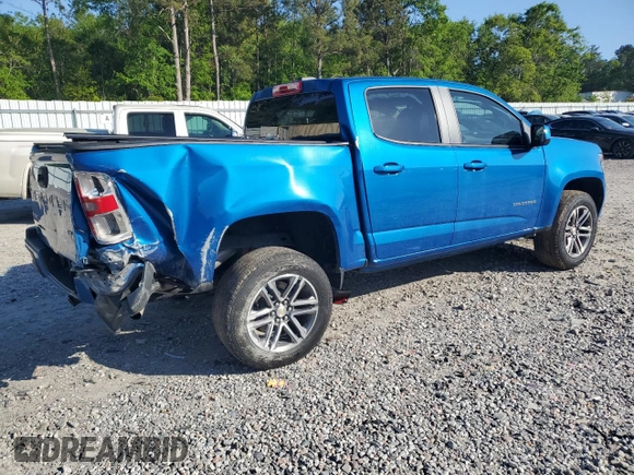 2022 Chevrolet Colorado 2WD Work Truck with VIN 1GCGSBEN9N1108434, listed as a Copart auction lot 52827165 with 77,428 mi miles and Salvage title. Bid and sale history available at DreamBid. Image 3.