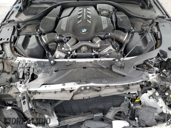 2020 BMW 8 Series M850i with VIN WBAGV8C0XLCD64228, listed as a Copart auction lot 60908315 with 67,643 mi miles and Salvage title. Bid and sale history available at DreamBid. Image 11.