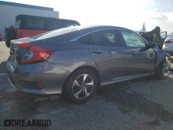 2020 Honda Civic Sedan LX with VIN 2HGFC2F69LH514083, listed as a Copart auction lot 48256985 with 78,900 mi miles and Salvage Title. Bid and sale history available at carsss.com. Image 3.
