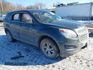 2017 Chevrolet Equinox LS with VIN 2GNFLEEKXH6153990, listed as a IAAI auction lot 41394874 with 141,990 mi miles. Bid and sale history available at carsss.com. Image 1.