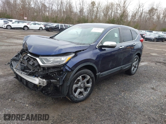 2019 Honda CR-V EX with VIN 2HKRW2H54KH630921, listed as a IAAI auction lot 41366277 with 103,075 mi miles and . Bid and sale history available at DreamBid. Image 18.