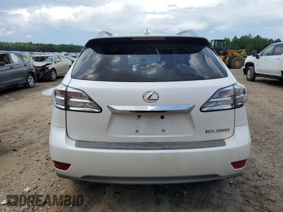2011 Lexus RX 350 with VIN 2T2ZK1BA8BC059105, listed as a Copart auction lot 60854855 with 181,391 mi miles and Salvage title. Bid and sale history available at DreamBid. Image 6.