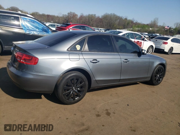 2012 Audi A4 2.0T Premium with VIN WAUBFAFL5CA116594, listed as a Copart auction lot 54142585 with 173,532 mi miles and Salvage Title. Bid and sale history available at carsss.com. Image 3.