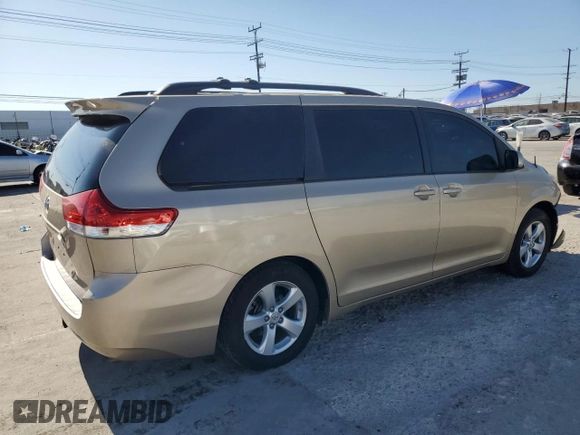 2012 Toyota Sienna LE AAS with VIN 5TDKK3DC1CS200380, listed as a Copart auction lot 46888765 with 78,073 mi miles and Salvage Title. Bid and sale history available at carsss.com. Image 3.