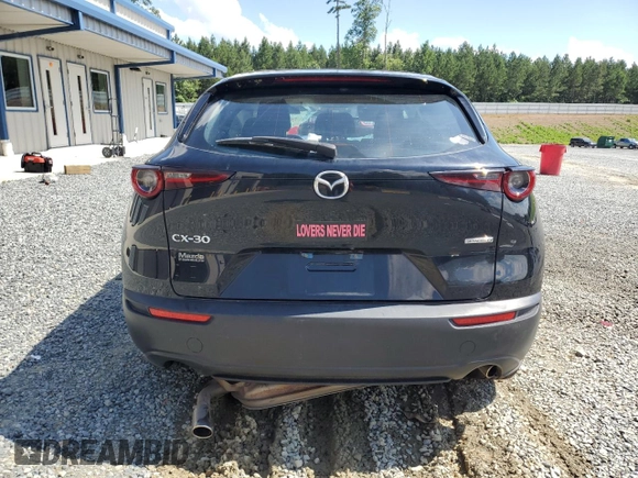 2021 Mazda CX-30 S with VIN 3MVDMAAL5MM264207, listed as a Copart auction lot 61141415 with Not provided miles and Salvage title. Bid and sale history available at DreamBid. Image 6.