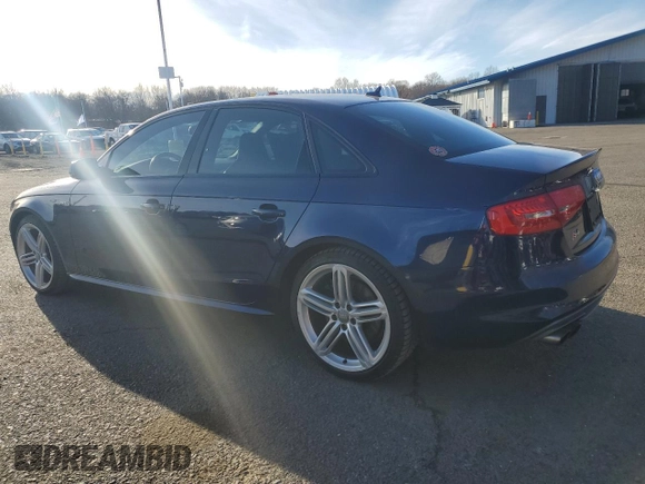 2014 Audi S4 Premium Plus with VIN WAUDGAFL2EA137976, listed as a Copart auction lot 88178545 with 118,180 mi miles and Salvage Title. Bid and sale history available at carsss.com. Image 2.