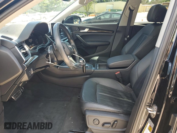 2018 Audi Q5 Premium Plus with VIN WA1BNAFY3J2059962, listed as a Copart auction lot 63822575 with 96,285 mi miles and Salvage title. Bid and sale history available at DreamBid. Image 7.