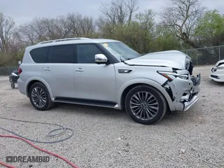 2021 Infiniti QX80 SENSORY with VIN JN8AZ2BE9M9267352, listed as a IAAI auction lot 42016437 with 43,872 mi miles. Bid and sale history available at carsss.com. Image 13.