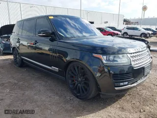 2016 Land Rover Range Rover Supercharged with VIN SALGS3EF0GA262914, listed as a IAAI auction lot 41741473 with 106,853 mi miles. Bid and sale history available at carsss.com. Image 1.