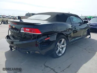 2015 Chevrolet Camaro LT with VIN 2G1FD3D39F9186469, listed as a IAAI auction lot 41661245 with 93,705 mi miles. Bid and sale history available at carsss.com. Image 4.
