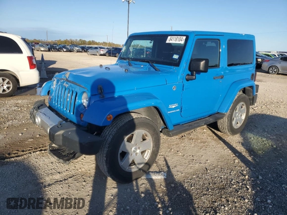 2011 Jeep Wrangler Sahara with VIN 1J4GA5D15BL632709, listed as a Copart auction lot 84118104 with 87,644 mi miles and Salvage Title. Bid and sale history available at DreamBid. Image 1.