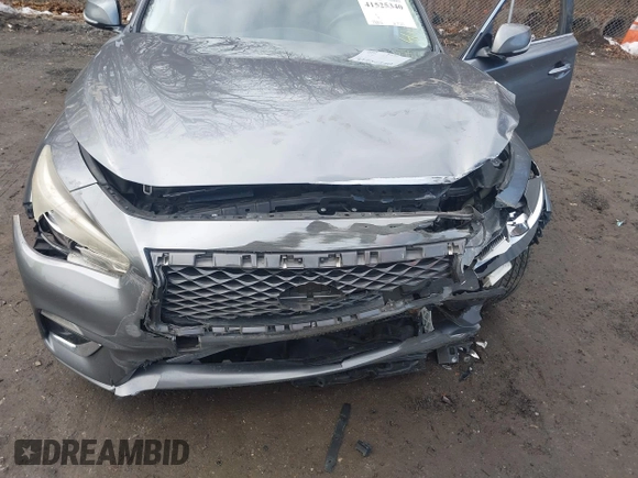 2018 Infiniti Q50 Luxe with VIN JN1EV7AP4JM591989, listed as a IAAI auction lot 41525340 with 78,812 mi miles and . Bid and sale history available at carsss.com. Image 6.