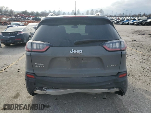 2020 Jeep Cherokee Limited with VIN 1C4PJMDX2LD512592, listed as a Copart auction lot 43871545 with 44,260 mi miles and Salvage title. Bid and sale history available at DreamBid. Image 6.