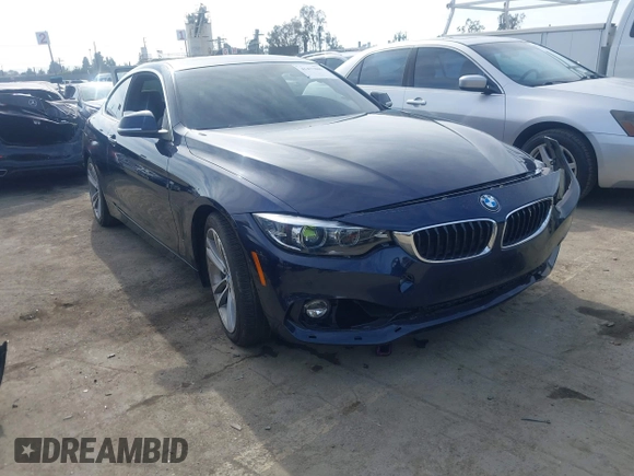 2019 BMW 4 Series 430i with VIN WBA4W3C52KAF92233, listed as a IAAI auction lot 41472809 with 41,279 mi miles and . Bid and sale history available at DreamBid. Image 1.
