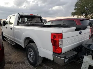 2022 Ford F-250 XL with VIN 1FT7W2A66NEC69593, listed as a Copart auction lot 76672294 with 92,427 mi miles and Salvage title. Bid and sale history available at DreamBid. Image 2.
