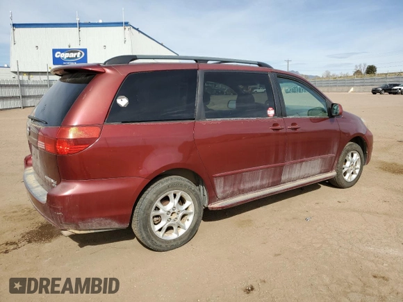 2004 Toyota Sienna XLE with VIN 5TDBA22C94S017858, listed as a Copart auction lot 49989745 with 224,739 mi miles and Clean Title. Bid and sale history available at carsss.com. Image 3.