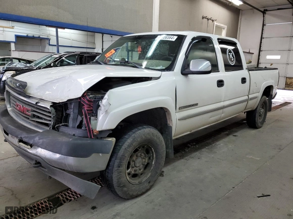 2002 GMC Sierra 2500HD SLE with VIN 1GTHK23U42F250106, listed as a Copart auction lot 78956564 with 244,589 mi miles and Salvage Title. Bid and sale history available at carsss.com. Image 1.
