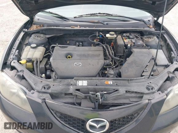 2008 Mazda 3 i Sport with VIN JM1BK32F881163958, listed as a IAAI auction lot 42088111 with 160,585 mi miles and . Bid and sale history available at DreamBid. Image 10.