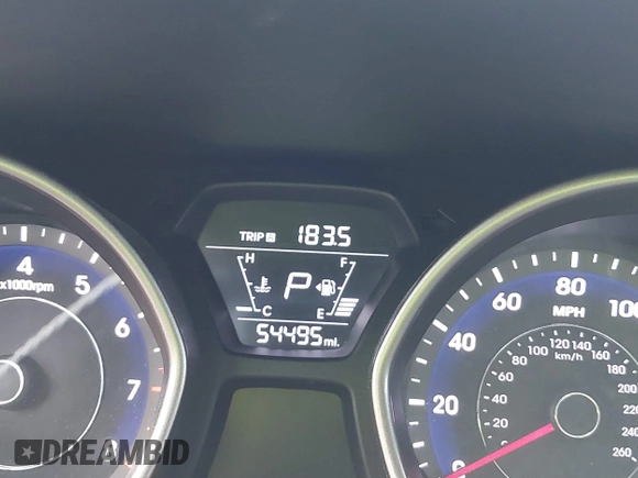 2016 Hyundai Elantra SE with VIN 5NPDH4AE8GH729940, listed as a IAAI auction lot 42205329 with 54,495 mi miles and . Bid and sale history available at DreamBid. Image 15.