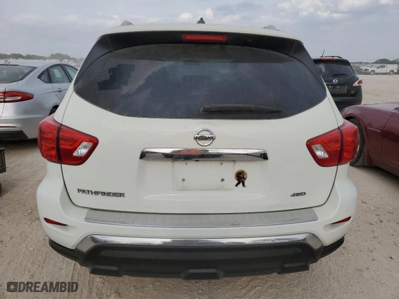 2017 Nissan Pathfinder S with VIN 5N1DR2MM2HC632312, listed as a Copart auction lot 53745965 with 160,305 mi miles and Clean Title. Bid and sale history available at carsss.com. Image 6.