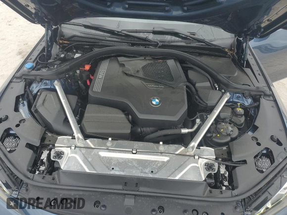 2021 BMW 4 Series 430i with VIN WBA23AT09MCG81555, listed as a Copart auction lot 81284974 with 18,219 mi miles and Salvage title. Bid and sale history available at DreamBid. Image 11.