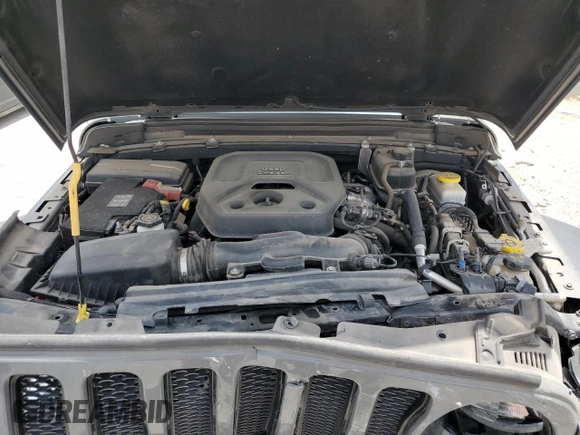 2020 Jeep Wrangler Unlimited Sport S with VIN 1C4HJXDN1LW235278, listed as a Copart auction lot 53735465 with 71,525 mi miles and Salvage title. Bid and sale history available at DreamBid. Image 11.