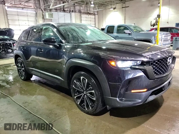 2024 Mazda CX-50 S Premium Plus with VIN 7MMVABEM6RN191708, listed as a Copart auction lot 49175655 with 46,560 mi miles and Salvage Title. Bid and sale history available at DreamBid. Image 14.