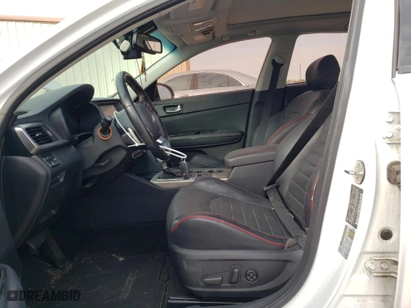 2019 Kia Optima SX with VIN 5XXGW4L27KG285797, listed as a Copart auction lot 76615164 with 25,551 mi miles and Salvage Title. Bid and sale history available at carsss.com. Image 7.