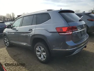 2018 Volkswagen Atlas SEL with VIN 1V2MR2CA6JC525585, listed as a Copart auction lot 83884424 with 114,543 mi miles and Salvage title. Bid and sale history available at DreamBid. Image 2.