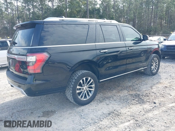 2019 Ford Expedition Max Platinum with VIN 1FMJK1MT1KEA78880, listed as a IAAI auction lot 41449348 with 76,390 mi miles and . Bid and sale history available at DreamBid. Image 4.