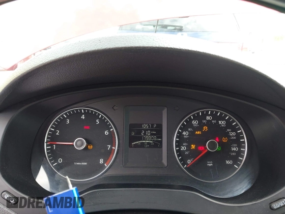 2014 Volkswagen Jetta Sedan SE w/Connectivity/Sunroof PZEV with VIN 3VWD17AJ0EM378030, listed as a IAAI auction lot 40612066 with 179,808 mi miles. Bid and sale history available at carsss.com. Image 7.
