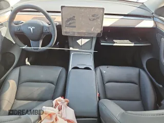 2024 Tesla Model Y Long Range with VIN 7SAYGAEE7RF205700, listed as a Copart auction lot 53814155 with 8,986 mi miles and Salvage Title. Bid and sale history available at DreamBid. Image 8.