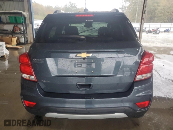 2022 Chevrolet Trax LT with VIN KL7CJLSM9NB502395, listed as a Copart auction lot 83954094 with 51,759 mi miles and Salvage Title. Bid and sale history available at carsss.com. Image 6.