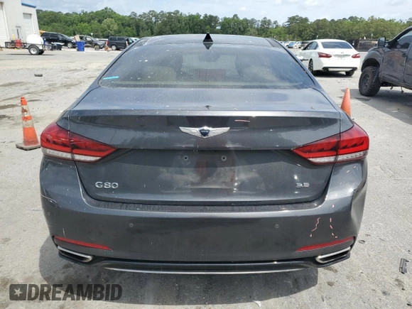 2018 Genesis G80 3.8L z VIN KMHGN4JE0JU239622, wystawiony jako Copart lot #52925365 z przebiegiem 65 236 mil mil oraz Szkody całkowita. Historia ofert i sprzedaży dostępna na DreamBid. Obrazek 6.