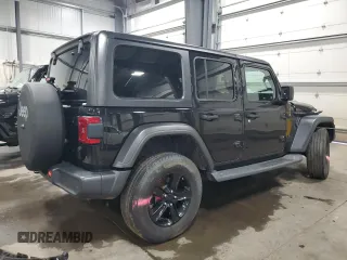 2020 Jeep Wrangler Unlimited Sport Altitude with VIN 1C4HJXDG1LW190876, listed as a Copart auction lot 54602445 with 75,875 mi miles and Salvage title. Bid and sale history available at DreamBid. Image 3.