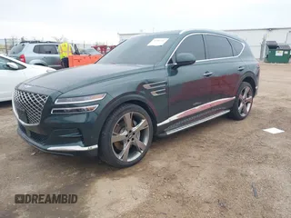 2023 Genesis GV80 with VIN KMUHBDSB8PU117571, listed as a IAAI auction lot 41902762 with 37,378 mi miles and . Bid and sale history available at DreamBid. Image 18.