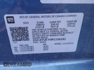 2024 Chevrolet Silverado 3500HD LTZ with VIN 2GC4YUEY0R1156282, listed as a Copart auction lot 74237994 with 13,164 mi miles and Salvage Title. Bid and sale history available at carsss.com. Image 13.